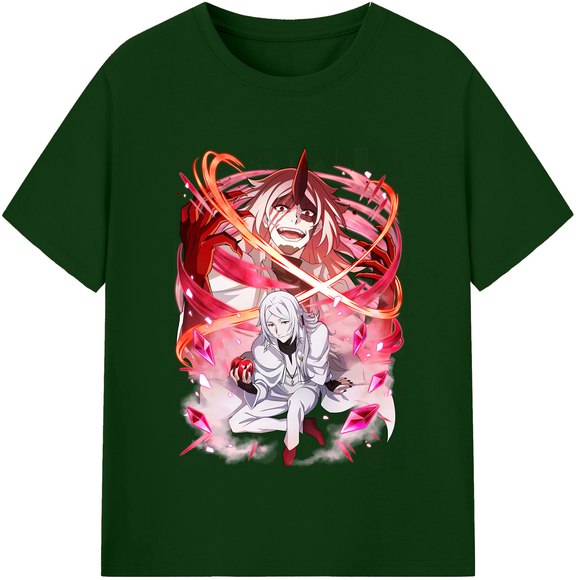 （画像用） 文豪ストレイドッグス Bungo Stray Dogs 綿100％半袖Tシャツ（フロントプリント）